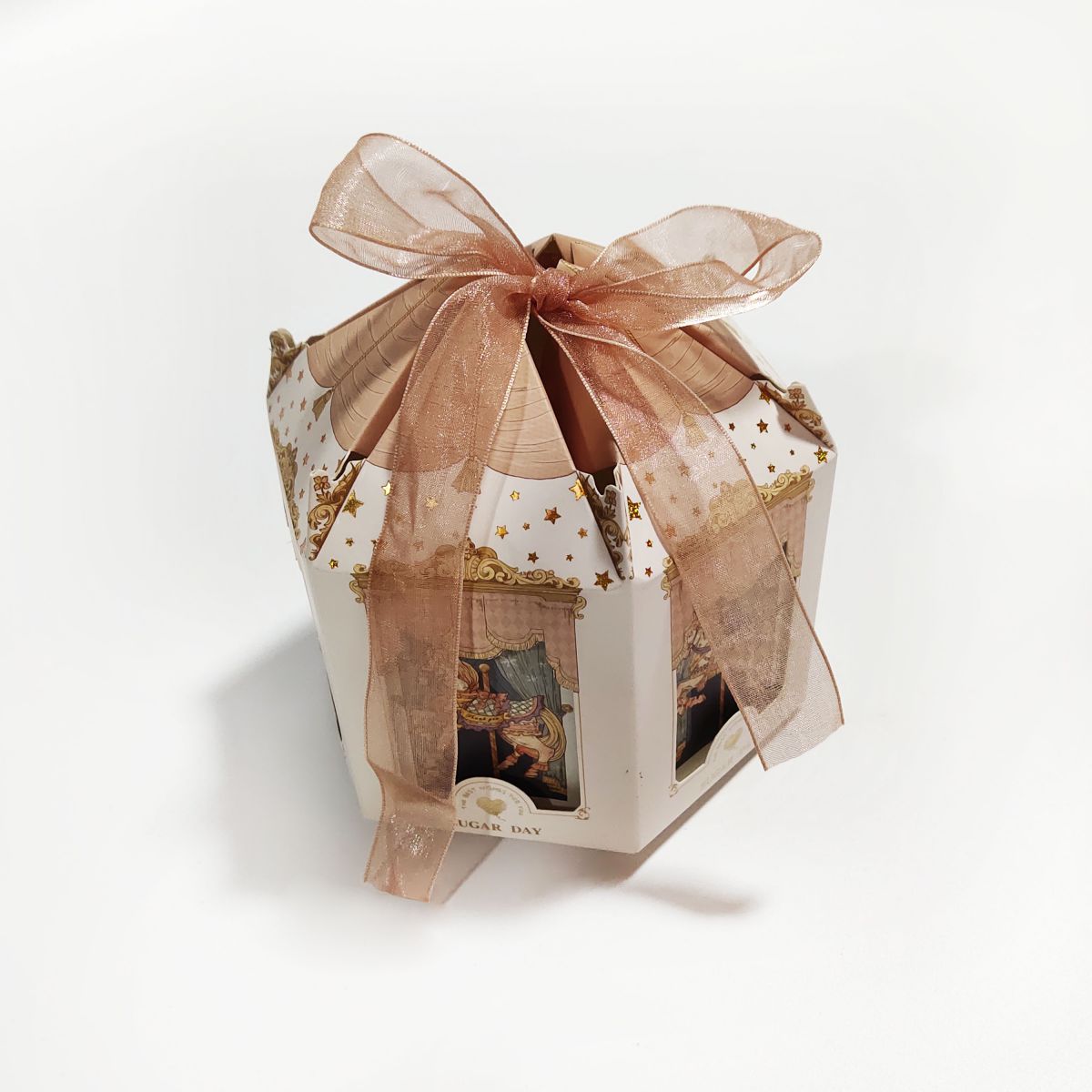 Custom Hexagon Upright Candy Boxes
