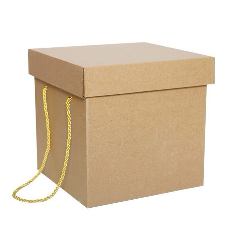 Office Archive Box Storage Brown