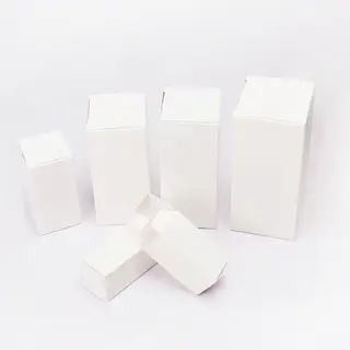 Small White Folding Boxes