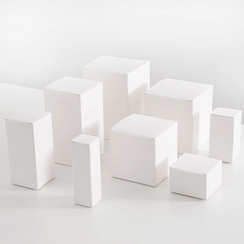 PB102 Small White Folding Boxes