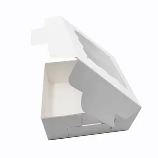 White Bakery Boxes With Window