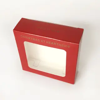 Red Window Cookie Boxes
