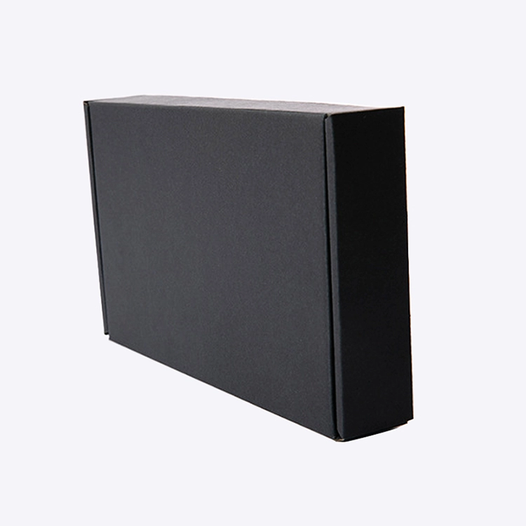 cardboard packaging black paper package empty box