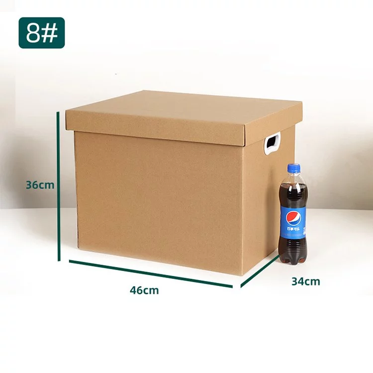 corrugated cardboard carton pack paper box