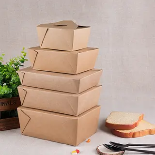 High Quality Brown Takeaway Containers