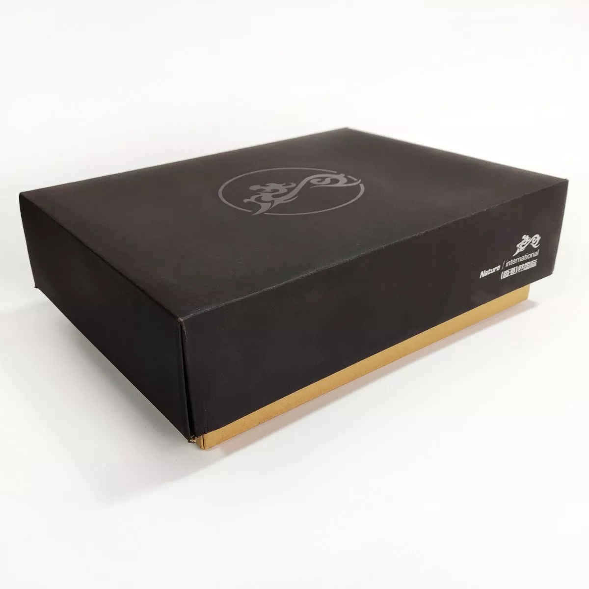 PB052 Customized Logo Brand Black Shoe Box
