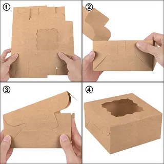 pastry boxes with window