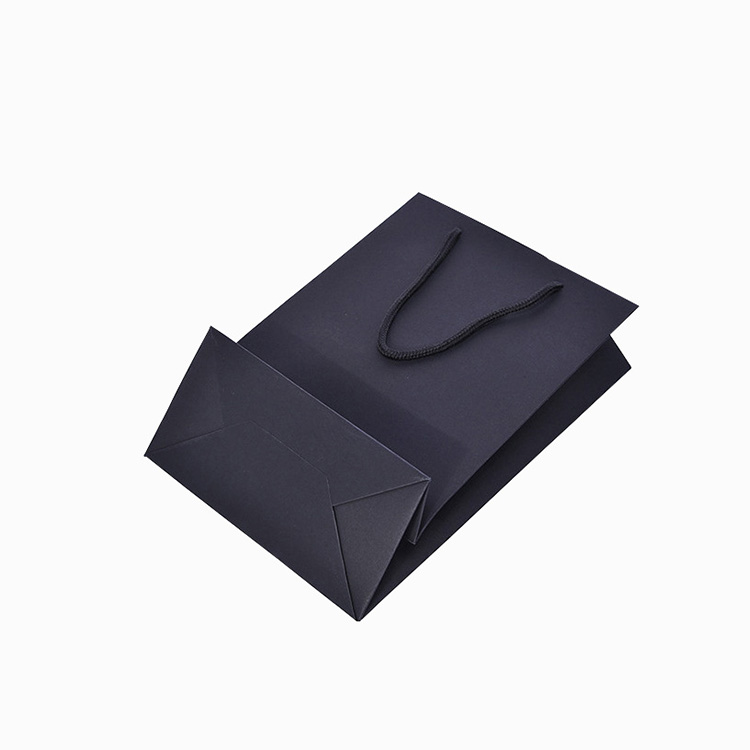 Black Paper Bags With Handles Bulk
