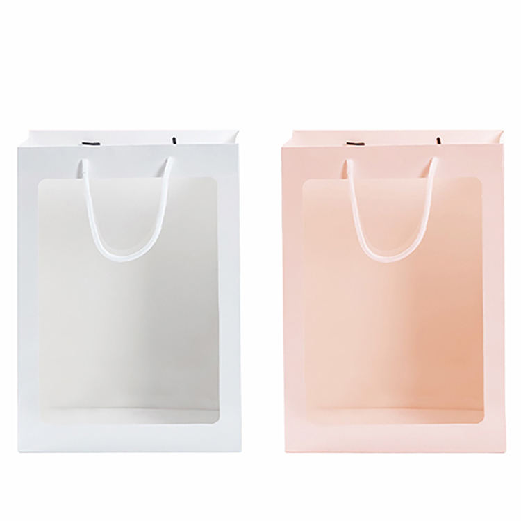 White Paper Bag With Window