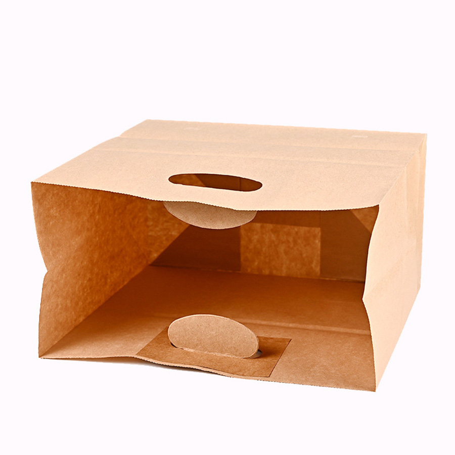 Die Cut Handle Kraft Paper Bag