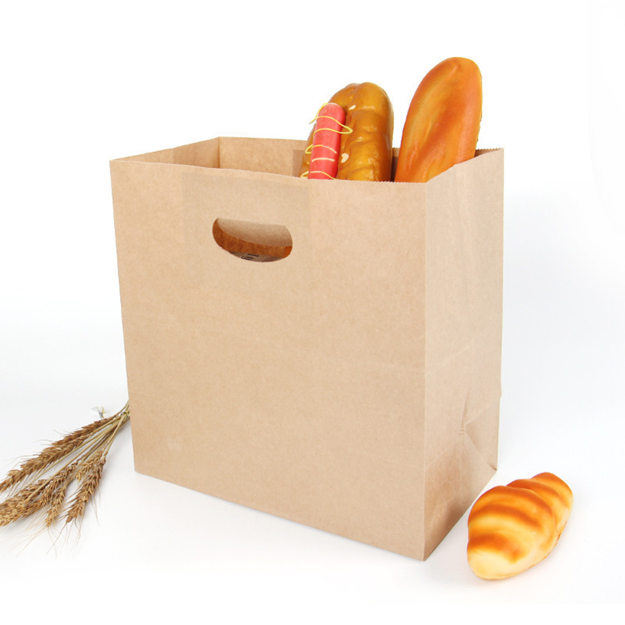 Paper Bag With Die Cut Handle