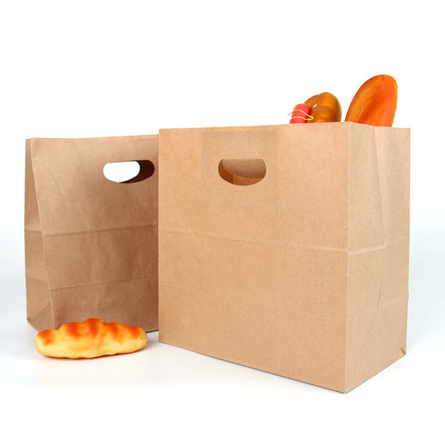 Custom die cut handle bags