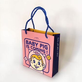 Cartoon Design Paper Gift Bag