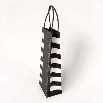 Chocolate Shopping Bag with Paper Cords