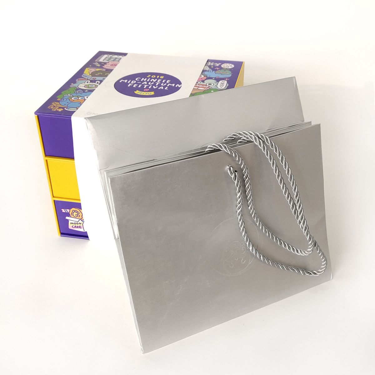 Logo Embossing Printed Paper Shopping Bags