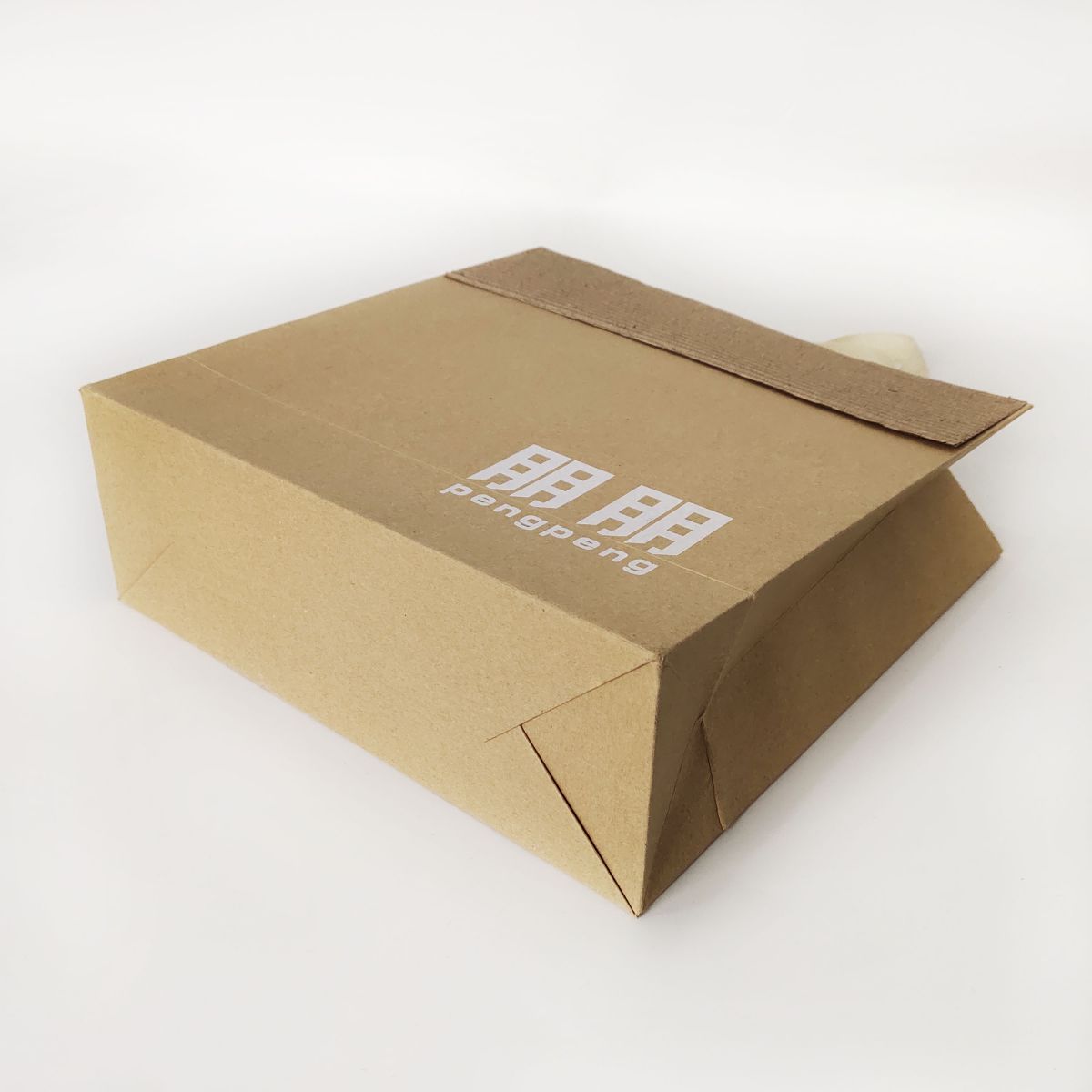 Custom Printed Kraft Paper Shopping Bag