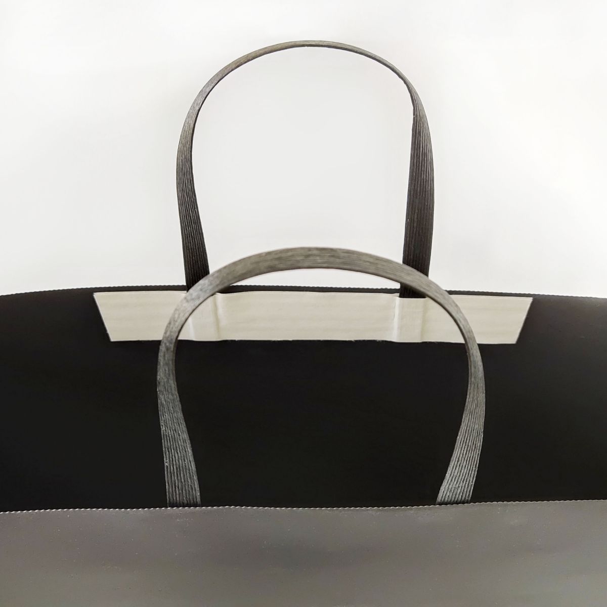 Custom Design Black Paper Shopping Bag