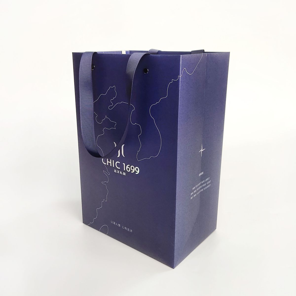 Medium Blue Paper Gift Bags