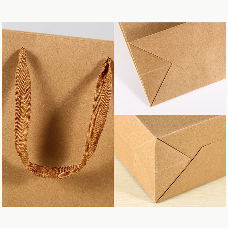 Brown Kraft Paper Shopping Bags
