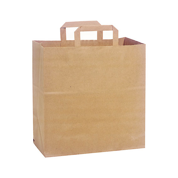 Brown Paper Carrier Bags with Twisted Handles