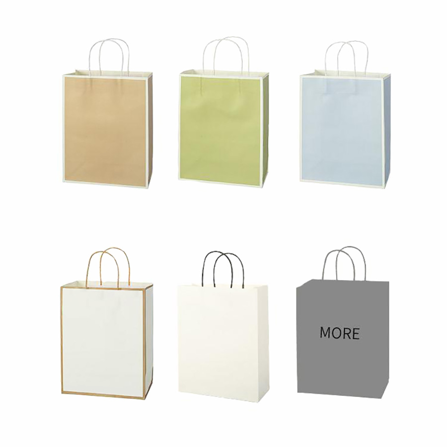 Coloured Paper Bags With Handles