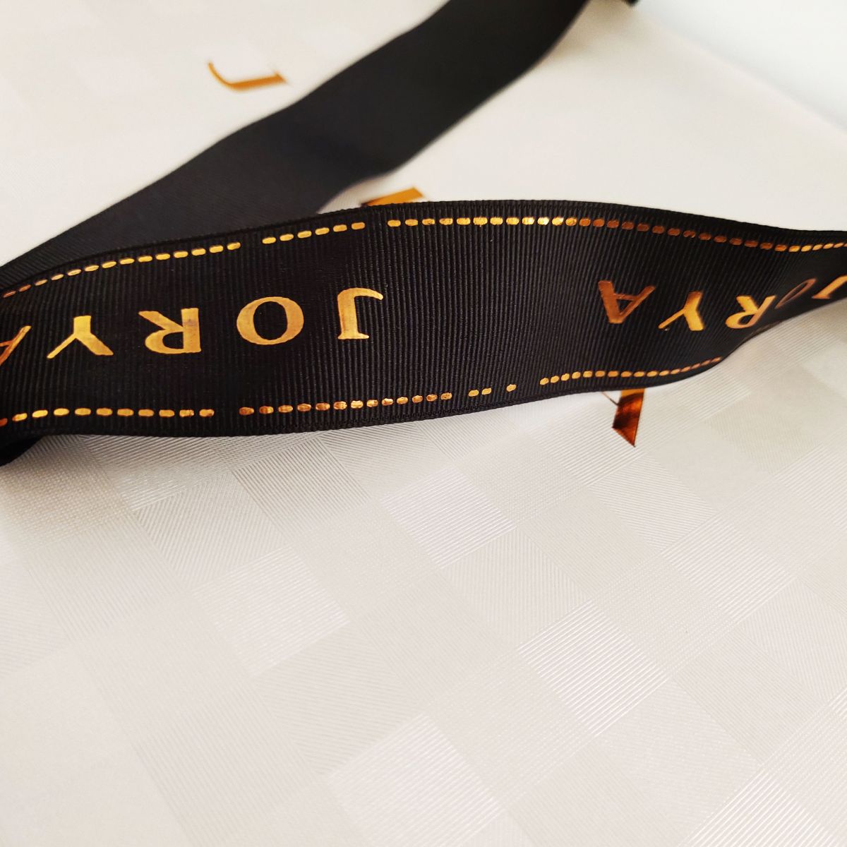 Satin Ribbon Band Handle Stylish Paper Bag