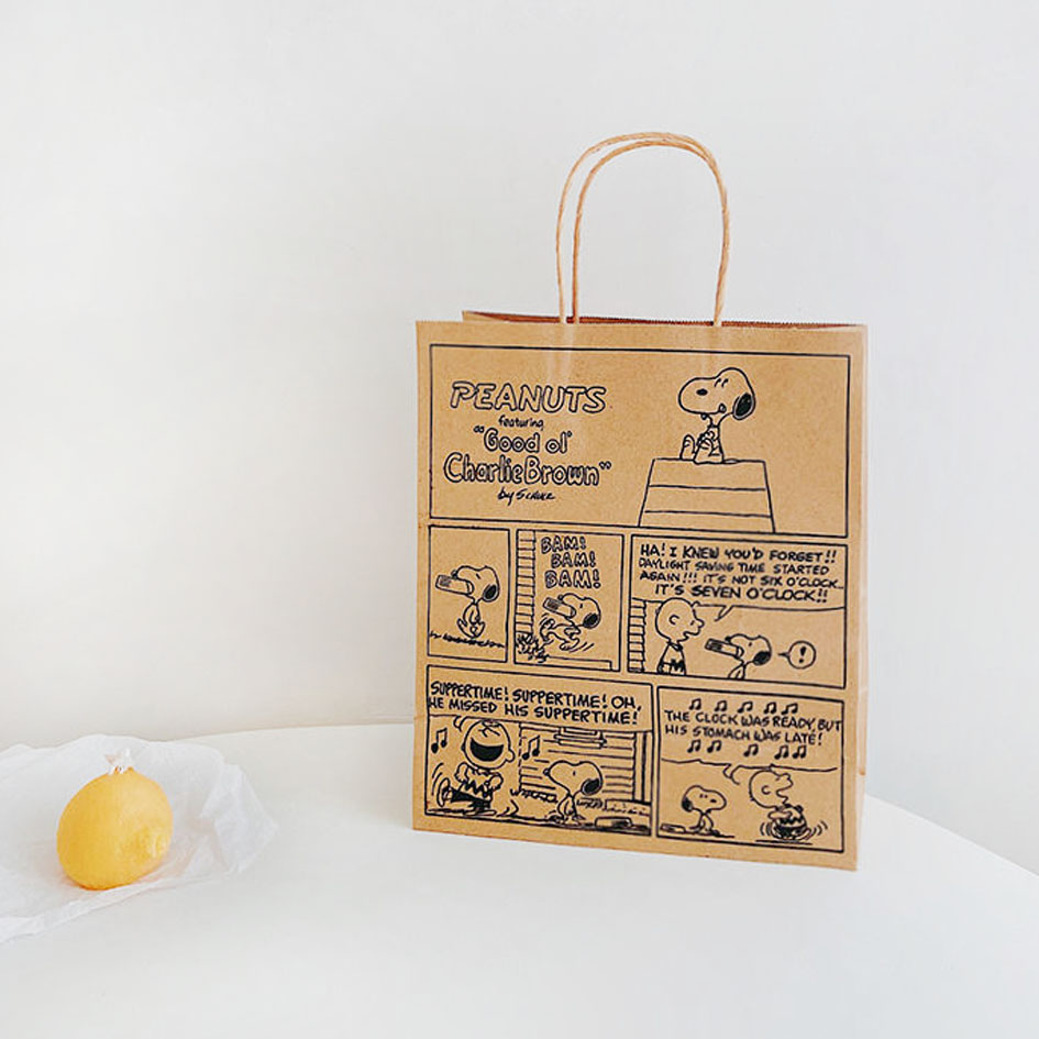 GB106 Natural Kraft Shopping Bag