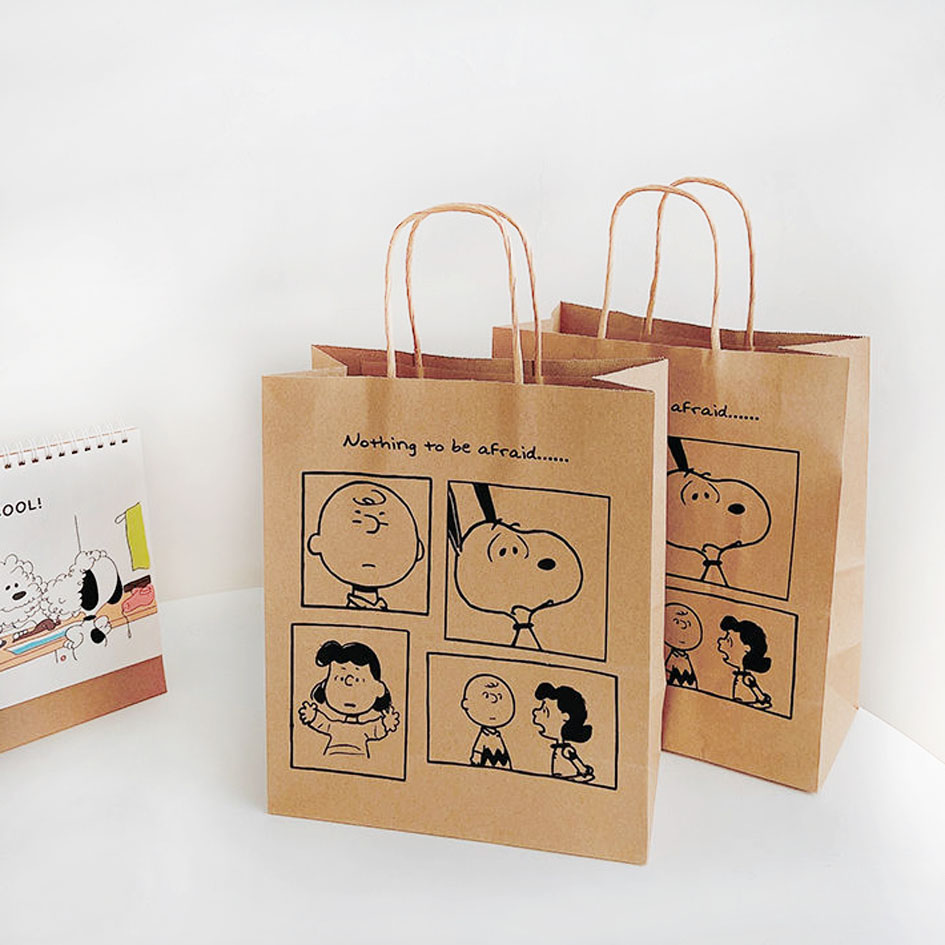 Natural Kraft Shopping Bags
