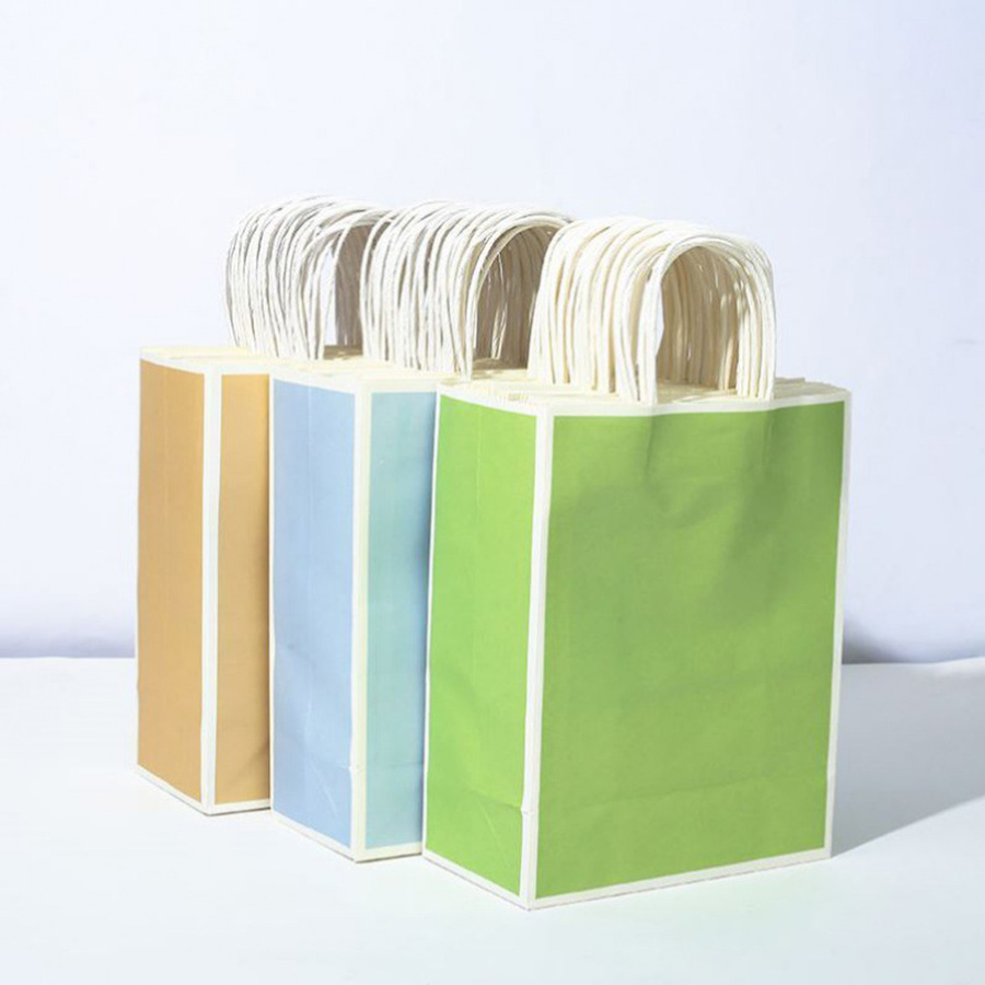 Coloured Paper Bags With Handles