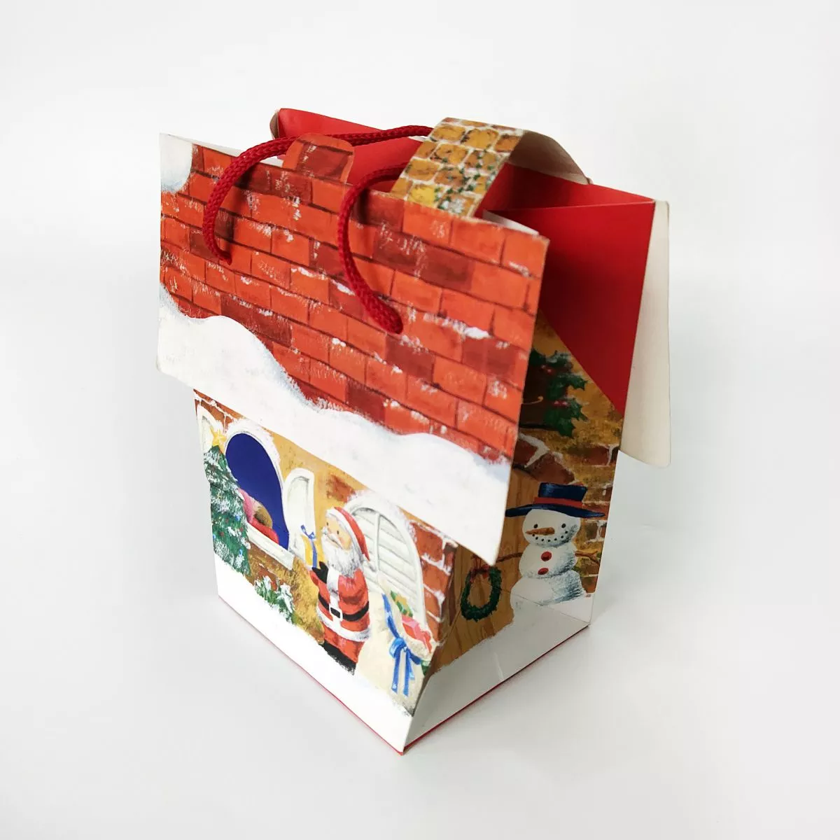 Christmas custom gift paper bag 