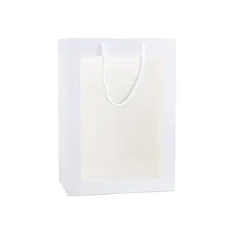 White Paper Bag With Window