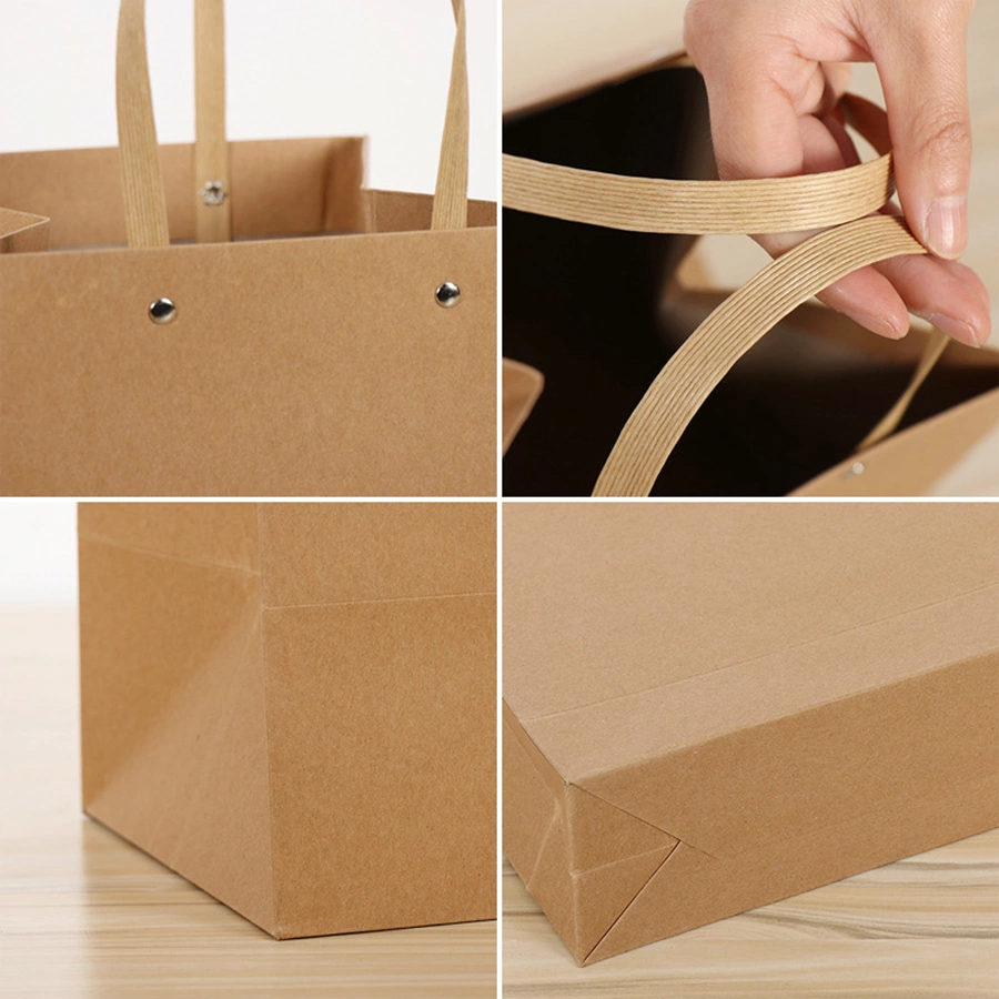 J cut paper bags