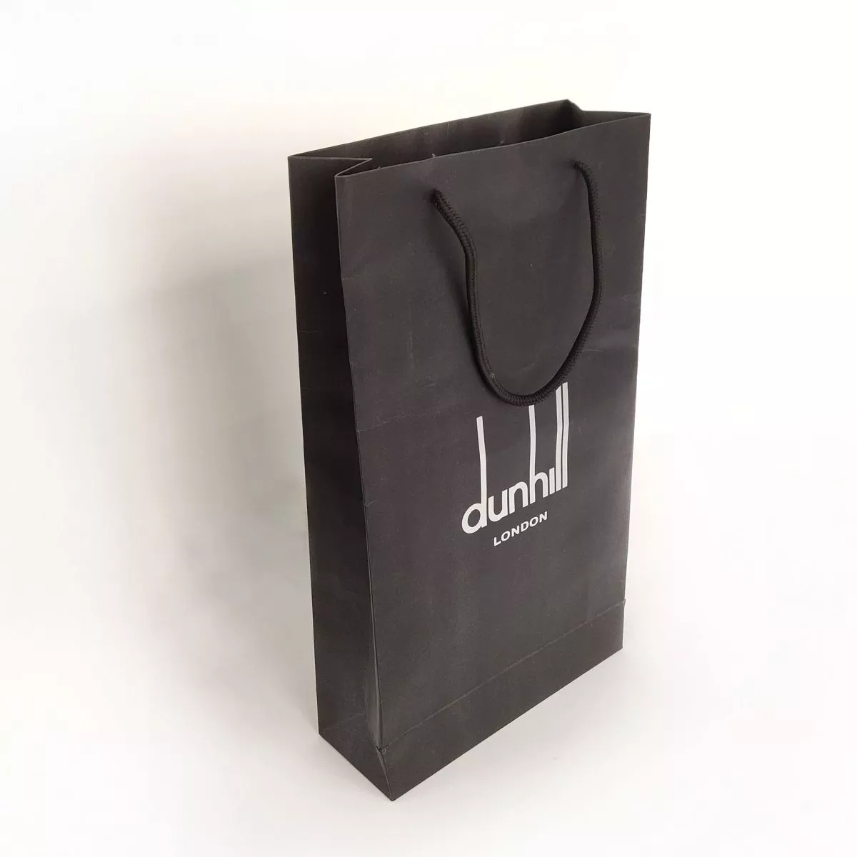 Dunhill Paper Shopping Bag with Silver Stamping Logo