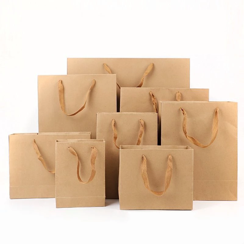 GB101 Kraft Paper Shopping Bags