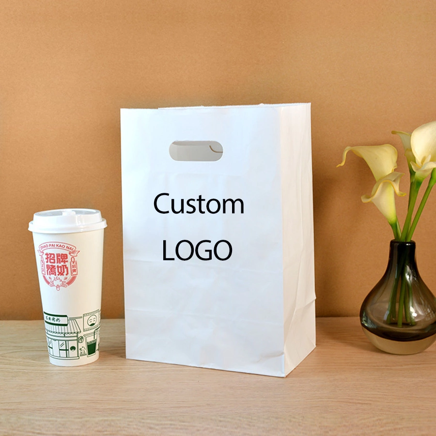 custom die cut handle bags