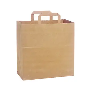 Brown Paper Carrier Bags with Twisted Handles