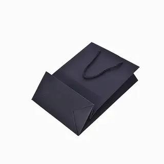 Black Paper Bags With Handles Bulk