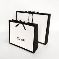 Large Custom Paper Shopping Bag with Company Logo