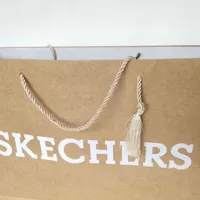 Skechers Shoes Shopping Bag with Tassel Cords