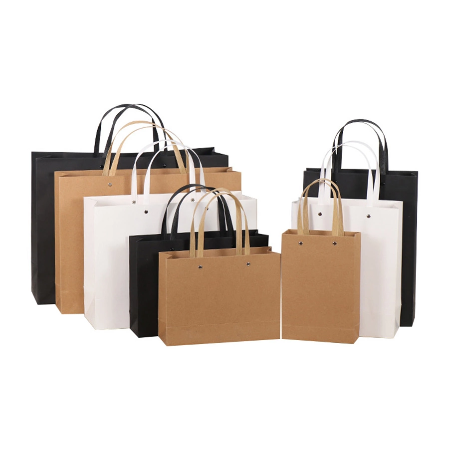 Strong kraft paper bag with handle