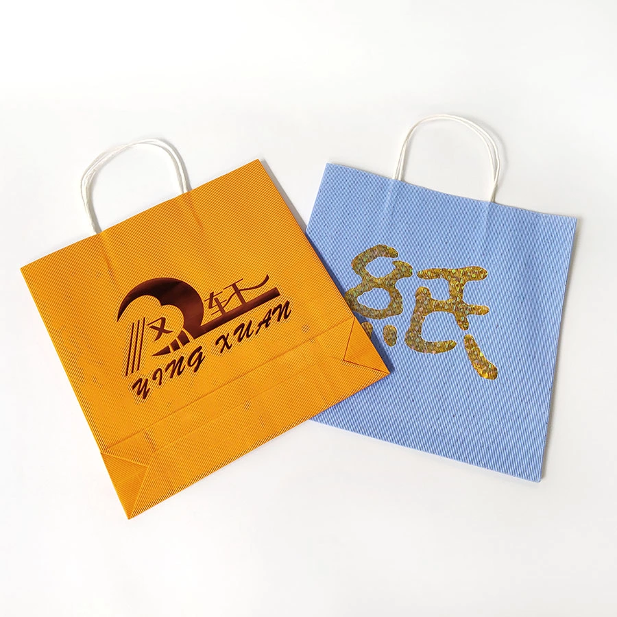 shopping bag with twisted handle