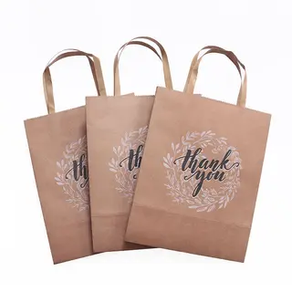 Thank You Paper Bags With Handles