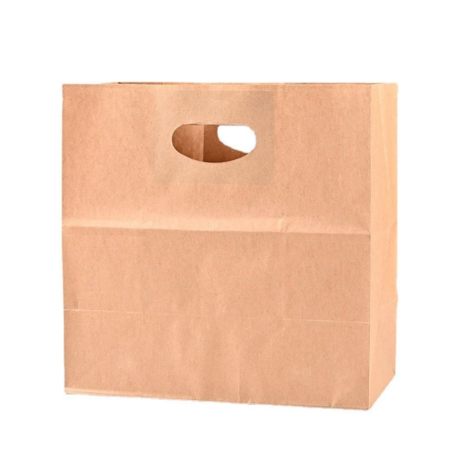 Die cut handle kraft paper bag