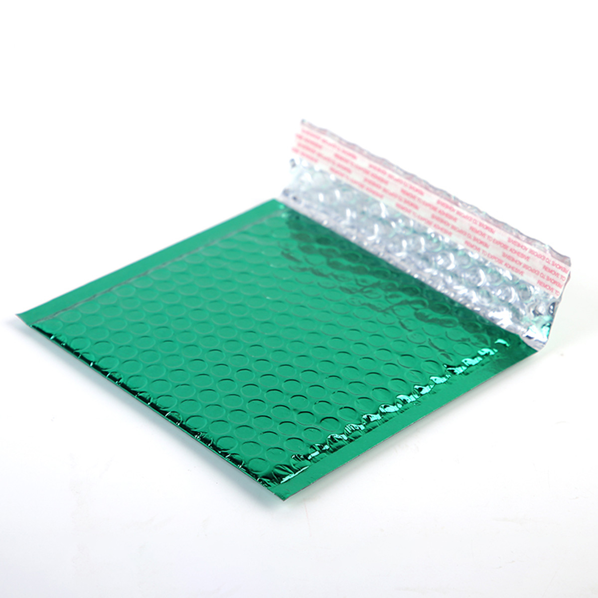 Green Padded Envelopes Glamour Bubble Mailers Peel and Seal