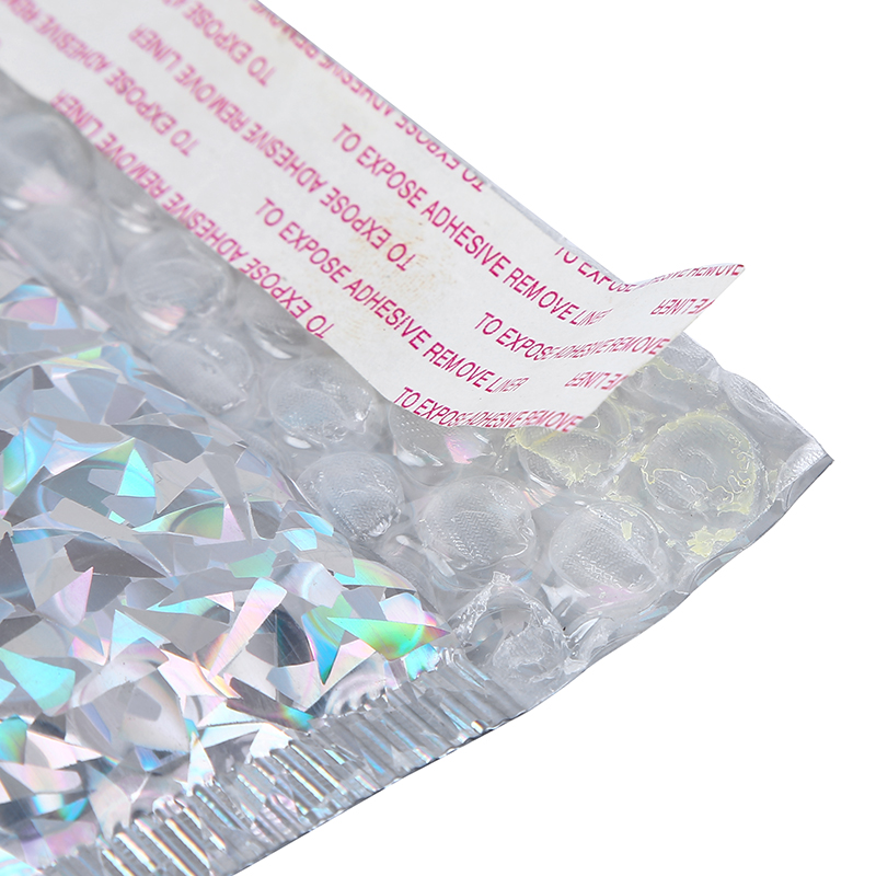 Laser Silver Packaging Shipping Bubble Mailer