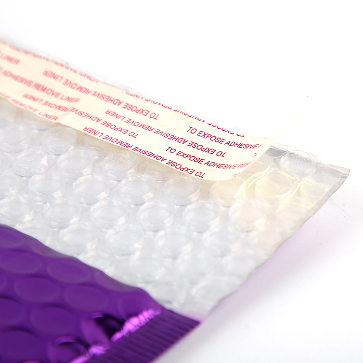 Metallic Purple Bubble Padded Mailers