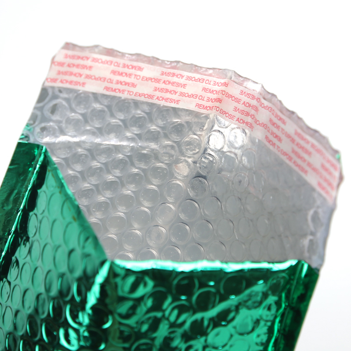 Green Padded Envelopes Glamour Bubble Mailers Peel and Seal