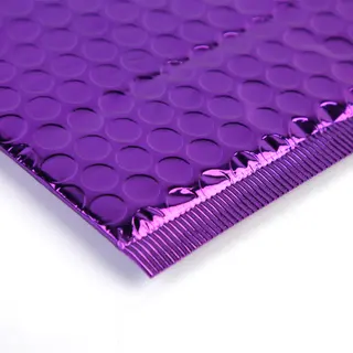 Metallic Purple Bubble Padded Mailers