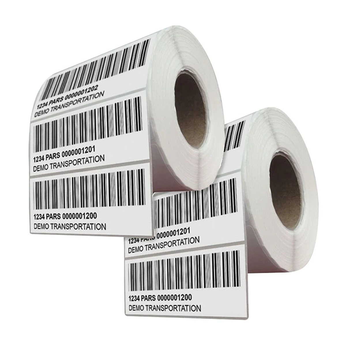 barcode stickers roll thermal print sticker labels die cut shape