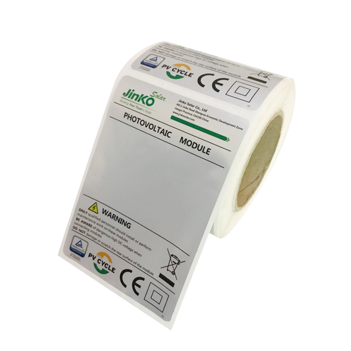 Custom Printed Waterproof Roll Adhesive Electrical Product Labels